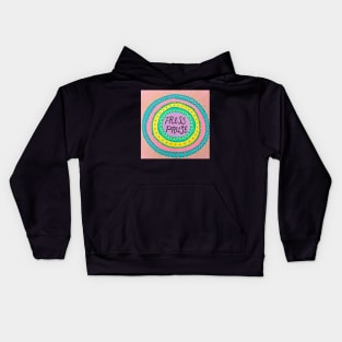 Press Pause Mandala Kids Hoodie